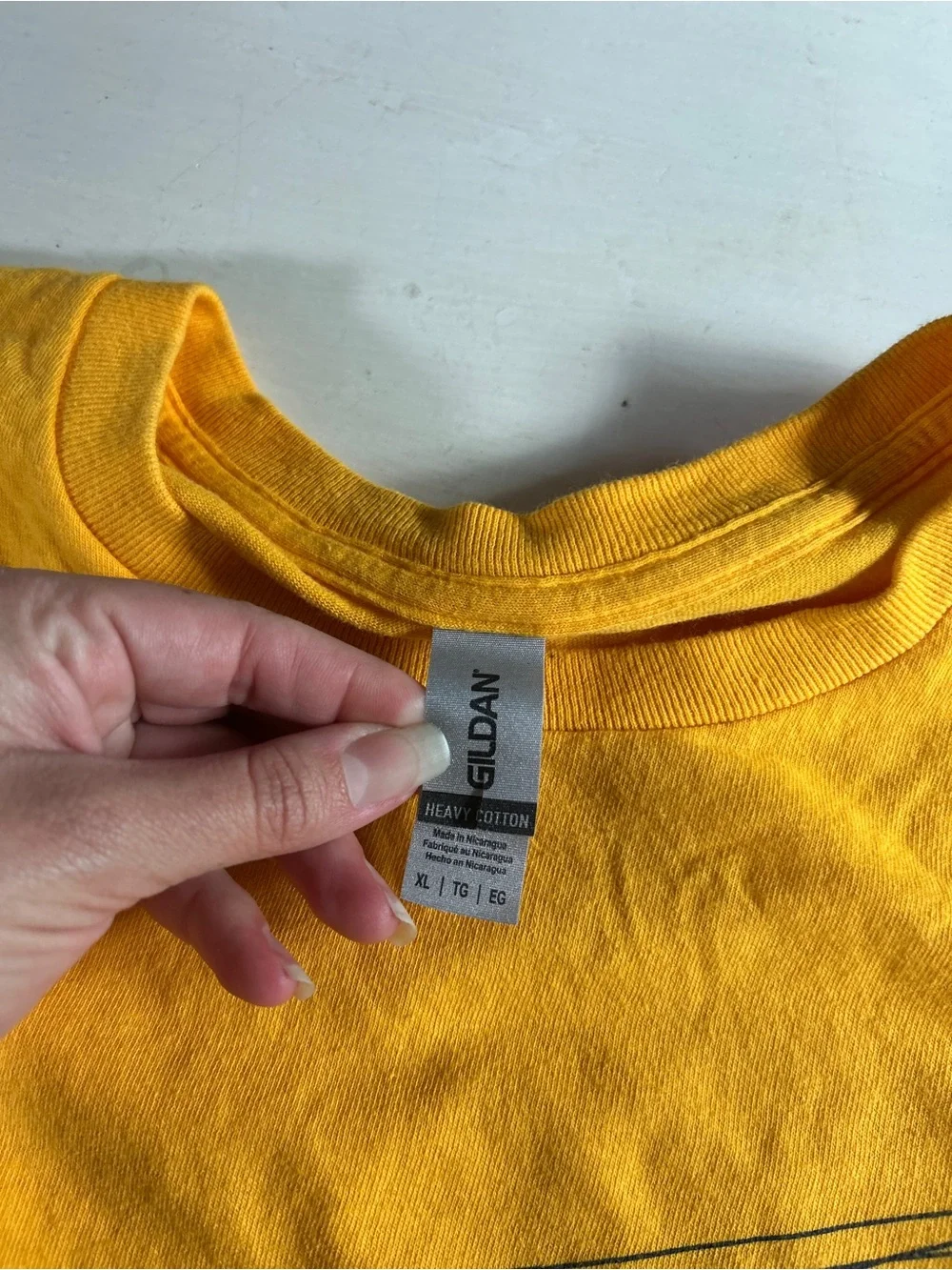 Nike Swoosh Oversized Tee Shirt Yellow Black Baggy Unisex Sporty Streetwear XL
